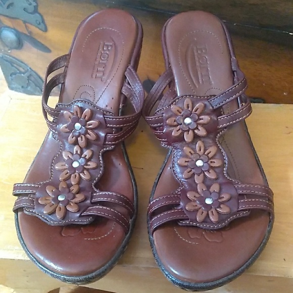 Born Shoes Born Flower Leather Sandals Poshmark
